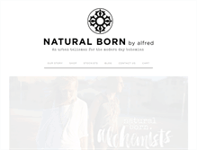 Tablet Screenshot of naturalbornbyalfred.com
